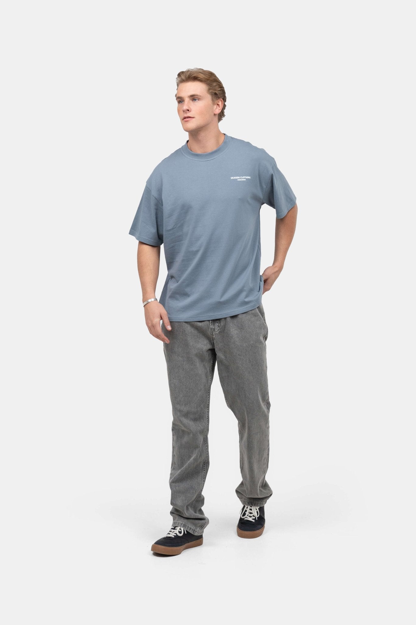 UNMARKED T-shirt Blå | Skagen-clothing.dk